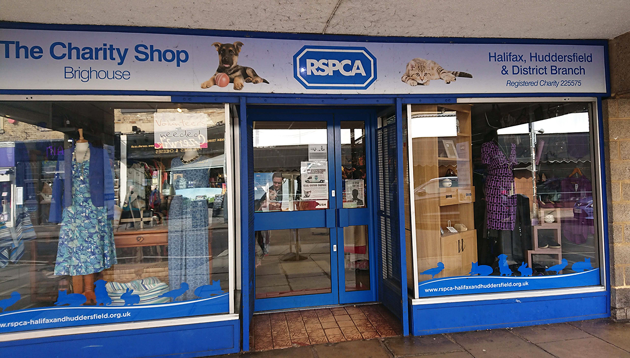 Our Charity Shops RSPCA Halifax, Huddersfield, Bradford District Branch