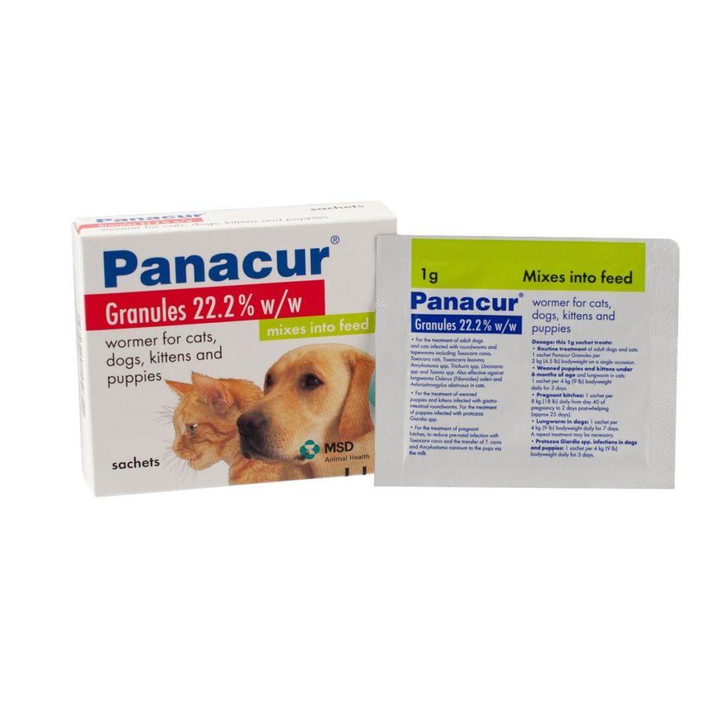 Panacur worming granules 1g sachet RSPCA Halifax, Huddersfield
