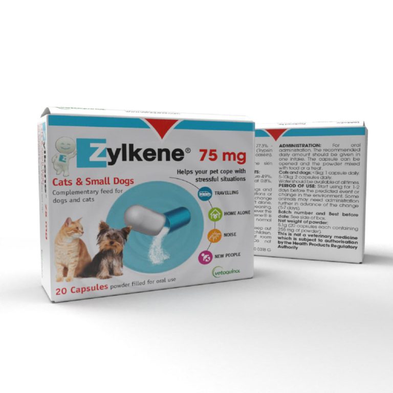 Zylkene 75mg pack 20 RSPCA Halifax, Huddersfield, Bradford District Zylkene 75mg pack 20 RSPCA Halifax, Huddersfield, Bradford District