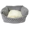 Rosewood sleeper grey and cream spot bed 45m