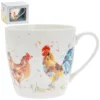 Leonardo Collection Country Life Cockerel and Hen Mug