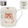 Leonardo Collection Ginger And White Cat Mug