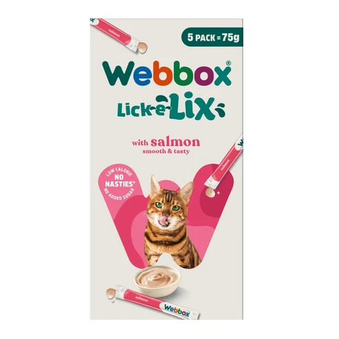 Webbox Lick-e-Lix Salmon 5 pk