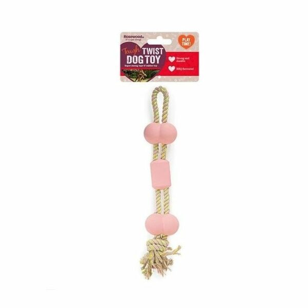 Rosewood BBQ Flavour Tough Twist Dog Toy