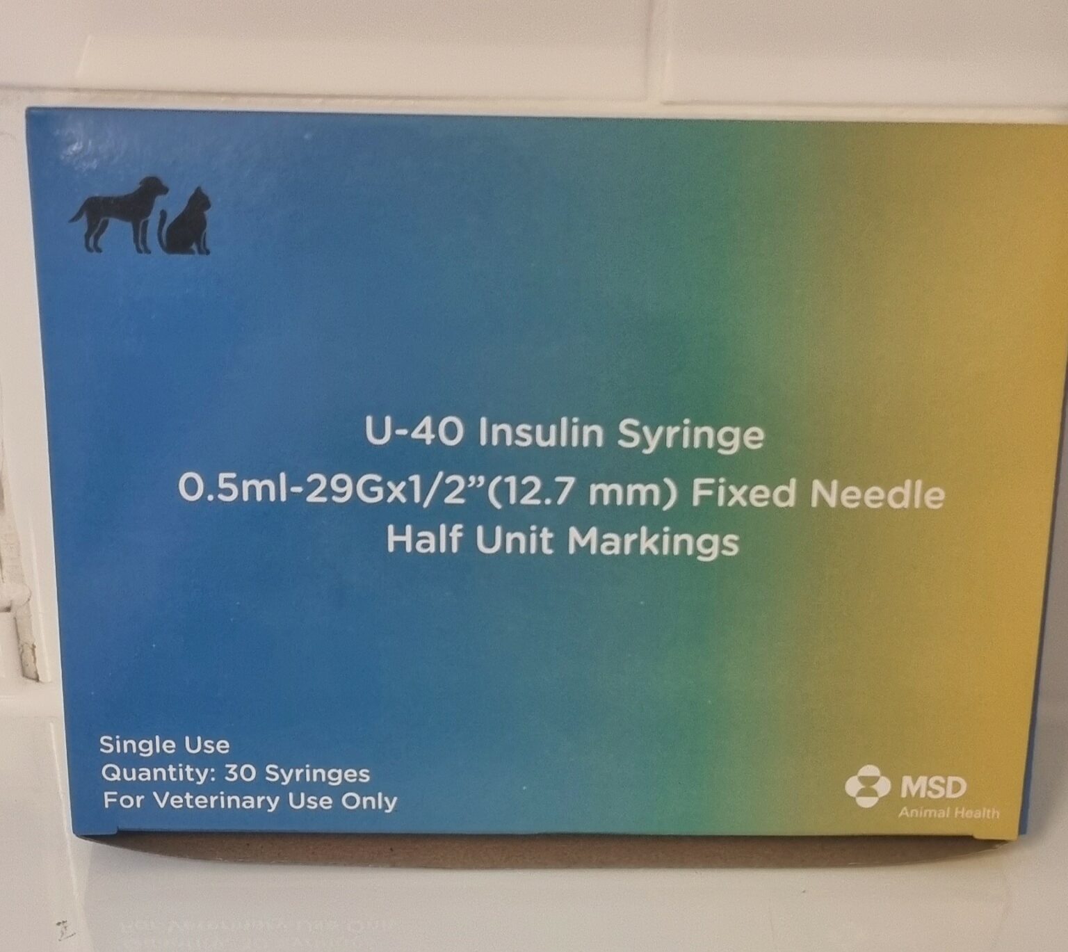 Caninsulin U40 syringes pack 30 RSPCA Halifax, Huddersfield