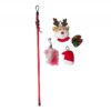 Christmas Happy Pet Reindeer Cat Teaser 4 Piece
