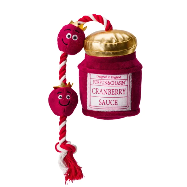 Christmas House Of Paws Cranberry Sause Dog Toy