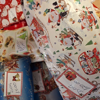 Pre- wrapped present dog £20.00