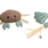 House of Paws 2 pack Seashell Rope & Crab Eco Cat Toy