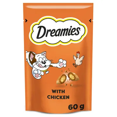 Dreamies Chicken Cat Treats 60GM