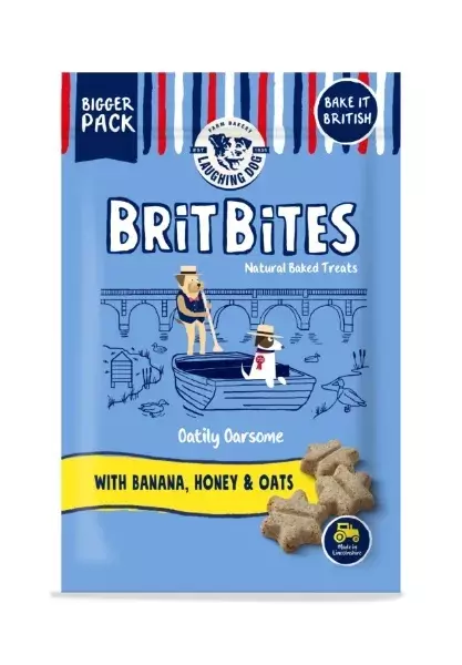 Brit Bites Wheat Free Banana, Honey & Oats 175g