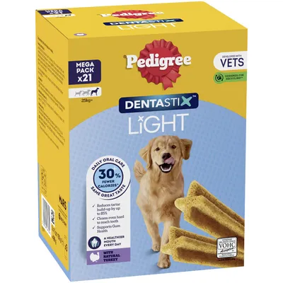 Pedigree Dentastix Light Daily Chews Large Dog 21 Sticks