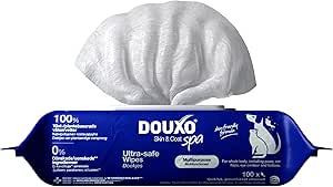 Douxo spa wipes pack of 100 for cats and dogs