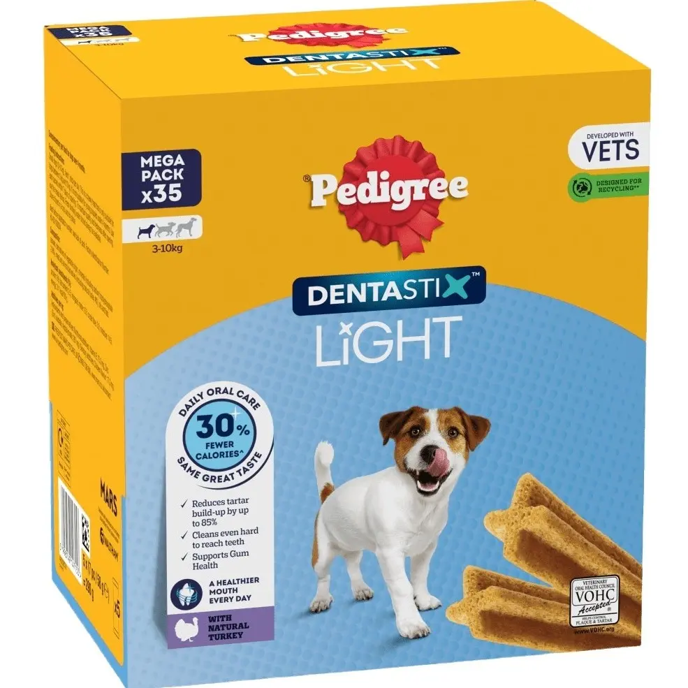 Pedigree Dentastix Light Daily Chews Small Dog 35 Sticks