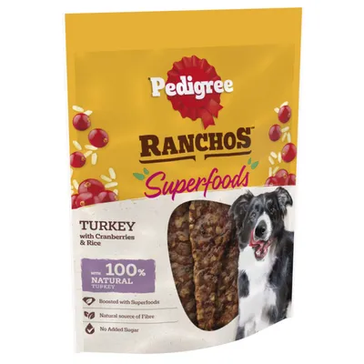 Pedigree Ranchos Superfoods With Turkey 70g