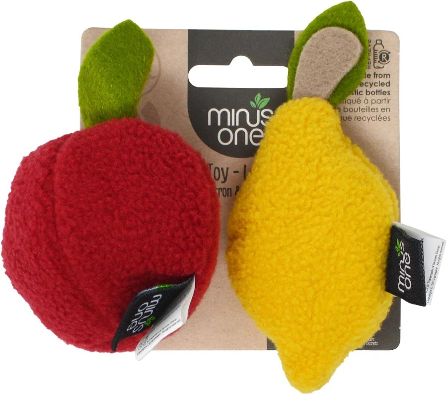 Fruit Cat Toys Lemon and Apple