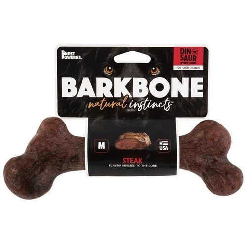 Pet Qwerks Dino Barkbone Steak Mediumypx